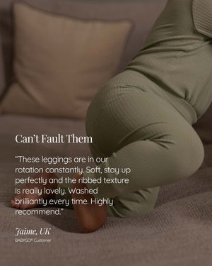 BABYGO® Ribbed Baby Leggings