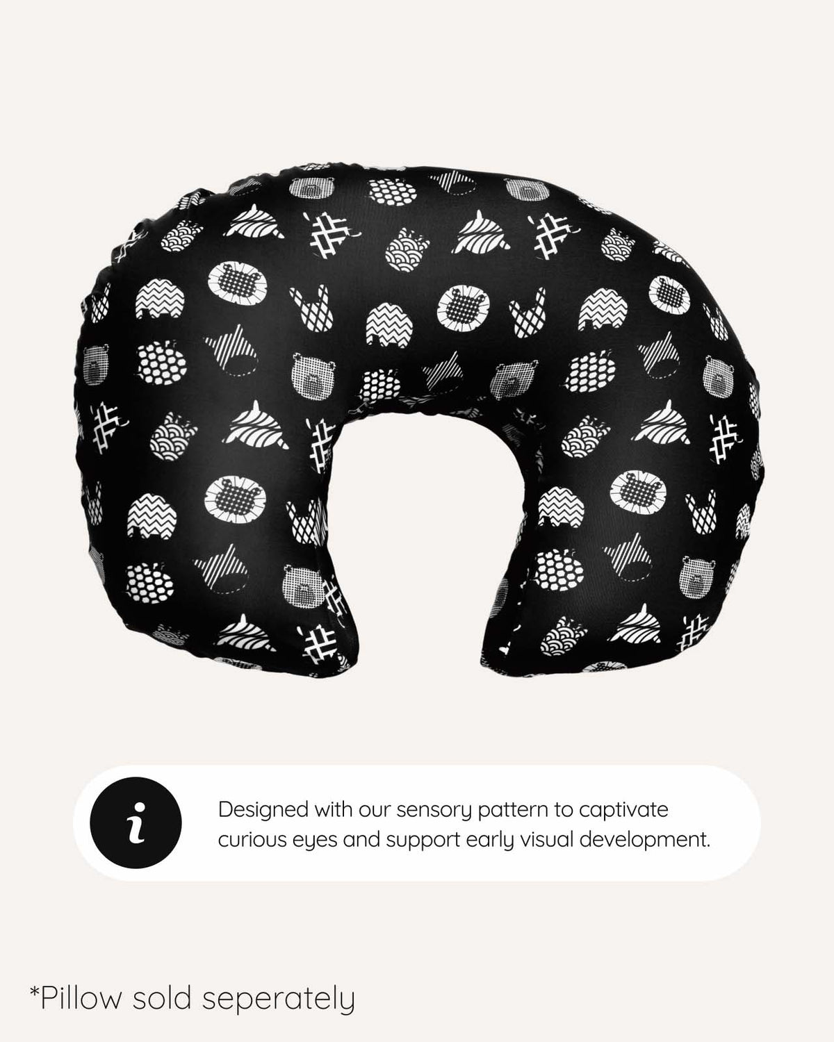 BABYGO® Sensory Nursing Pillow Cover