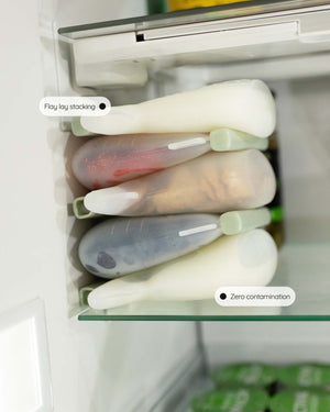 BABYGO® Reusable Silicone Breast Milk Bags (5 Pack)
