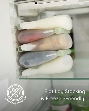 BABYGO® Reusable Silicone Breast Milk Bags (5 Pack)