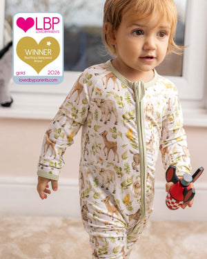 BABYGO® Farmyard Zip Sleepsuit