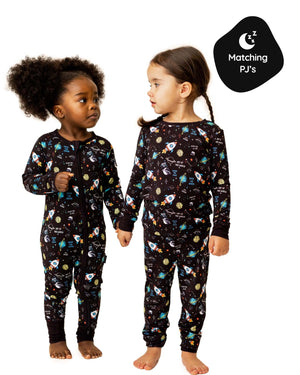matching space sleepsuit and pjs