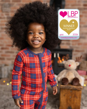 BABYGO® Tartan Zip Sleepsuit