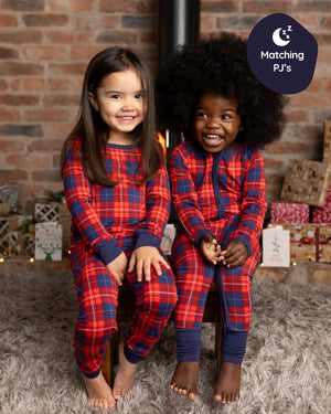 matching tartan pjs