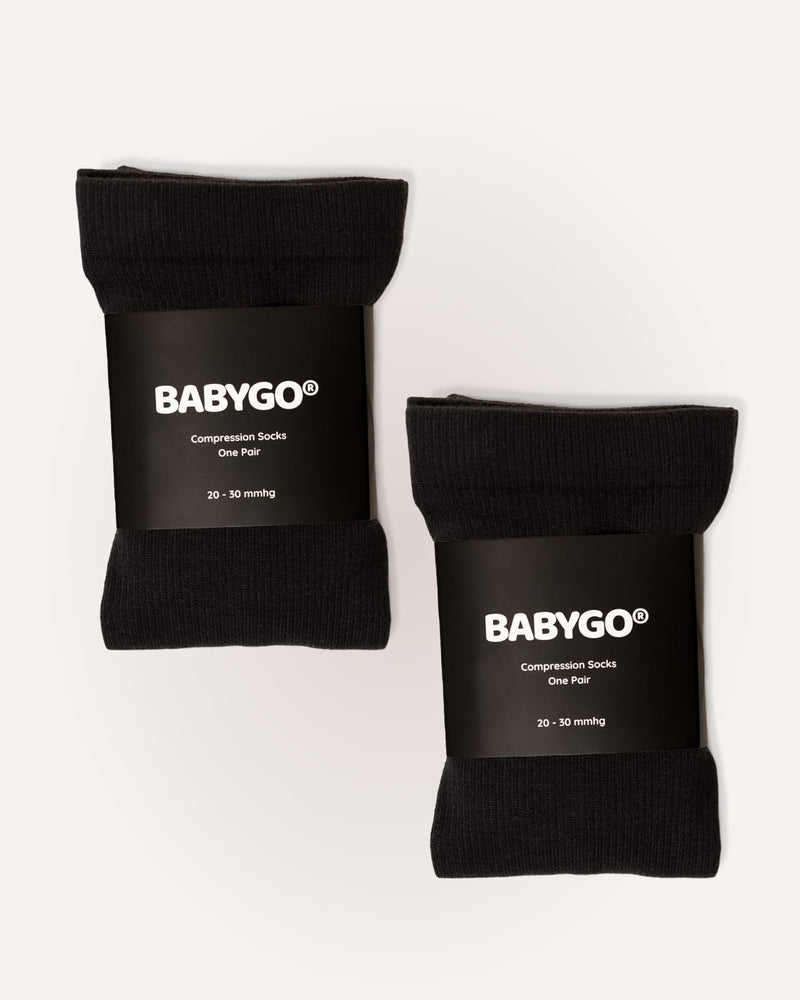 BABYGO® Pregnancy Compression Socks | Twin Pack