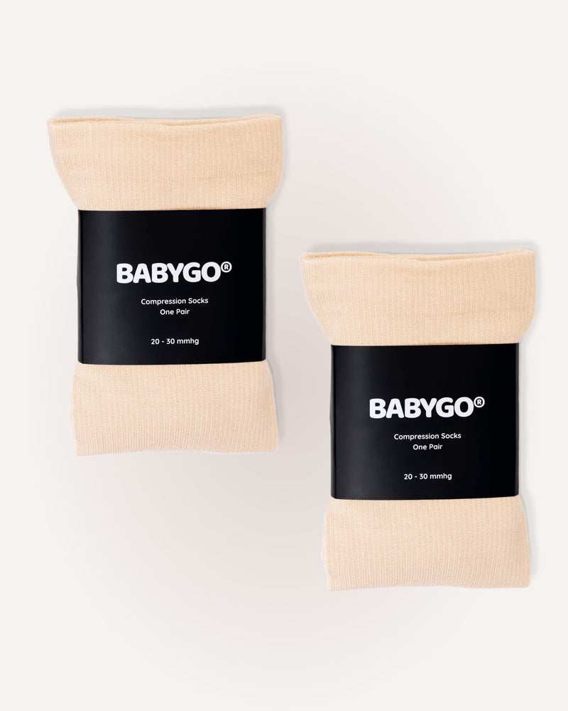 BABYGO® Pregnancy Compression Socks | Twin Pack