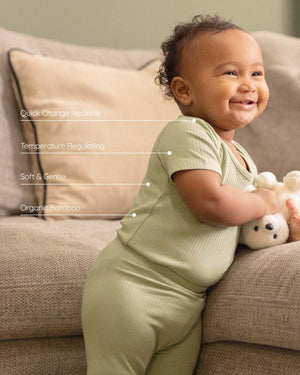 BABYGO® Short Sleeve Baby Bodysuit