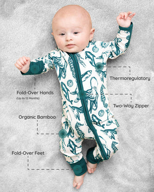 baby wearing sea creatures baby grow
