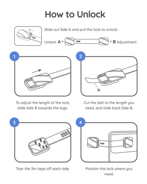 child safety strap instructions