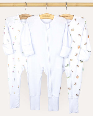 BABYGO® Zip Sleepsuit | 3 Pack