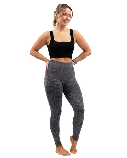 grey 5 full body 2 front facing high-waisted leggings