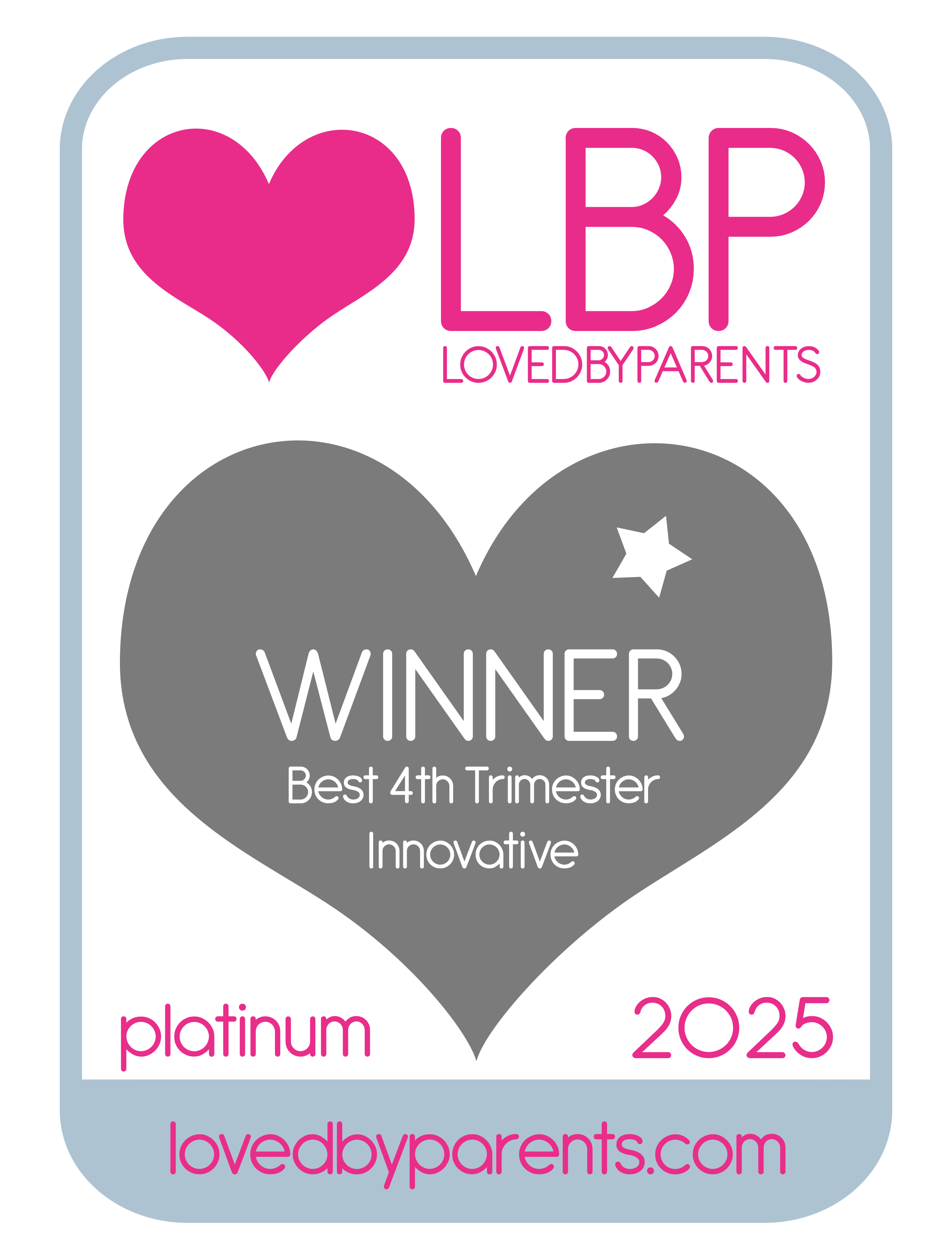 Mother & Baby gold award for Best Pregnancy & Maternity Product